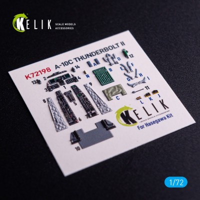 Reskit K72198 A-10C - interior 3D (HAS) 1/72