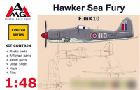AMG 48601 Истребитель F.mK10 Hawker Sea Fury 1/48
