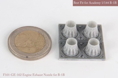Mk1 Design MA-14402 Rockwell B-1B Lancer GE exhaust nozzle Set (closed) 1/144