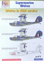HM Decals HMD-48070 1/48 Decals Superm. Walrus Mk.I FAA Service Pt.4