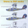 HM Decals HMD-48070 1/48 Decals Superm. Walrus Mk.I FAA Service Pt.4