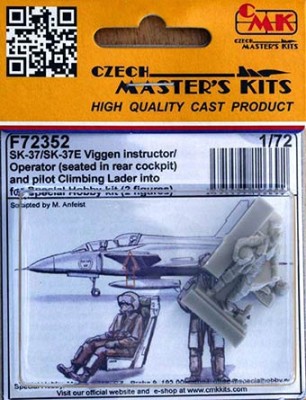 CMK F72352 SK-37/SK-37E Viggen Operator&amp;Pilot (2 fig.) 1/72