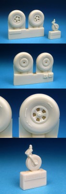 Barracuda Studios BCR48138 Hawker Typhoon, Tempest Series I Wheel Set 1/48