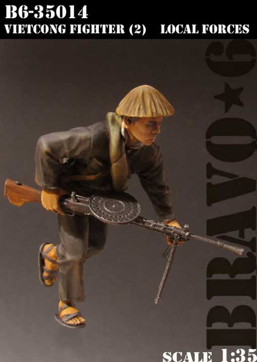 Bravo6 35014 Vietkong Fighter (2), Local Forces 1/35