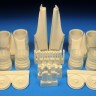 Barracuda Studios BCR72298 Rockwell B-1B Lancer Late Exhausts with Nacelle Correction 1/72