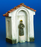 Plus model 4024 Chapel with a statue 1:48