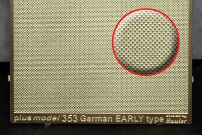 Plus model 353 Engraved plate - German Early 1:35