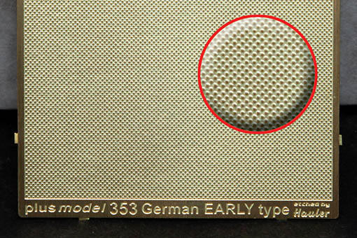 Plus model 353 Engraved plate - German Early 1:35