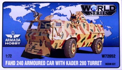 Armada Hobby W72052 FAHD 240 Armoured car w/ Kader 280 turret 1/72