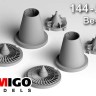 Amigo Models АМG 144-200 Бе-200 детали двигателей Д-436 1/144