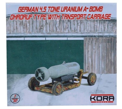 Kora Model 72208 German 4,5t Uranium A-bomb Ohrdruf type 1/72
