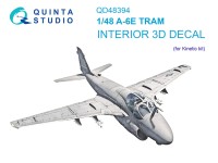 Quinta Studio QD48394 A-6E TRAM (Kinetic) 3D Декаль интерьера кабины 1/48