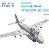 Quinta Studio QD48394 A-6E TRAM (Kinetic) 3D Декаль интерьера кабины 1/48