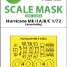 Art Scale 200-M72094 Hawker Hurricane Mk.IIA/B/C one-sided fit express mask 1/72