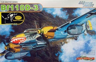 Dragon 5555 Самолёт Messerschmitt Bf110D-3 (1/48)