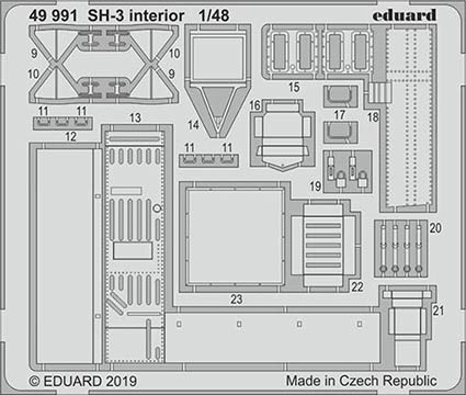 Eduard 49991 SET SH-3 interior (HAS)
