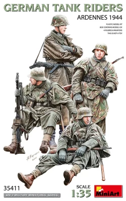 Miniart 35411 German Tank Riders, Ardennes 1944 (4 fig.) 1/35
