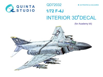 Quinta Studio QD72032 F-4J (для модели Academy) 1/72