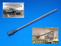 Model Gun MG-3651 Немецкая 88-мм пушка Pak 43/2 для самоходки "Фердинанд" / "Элефант" с дульником (Звезда 3653 / 3659) 1/35
