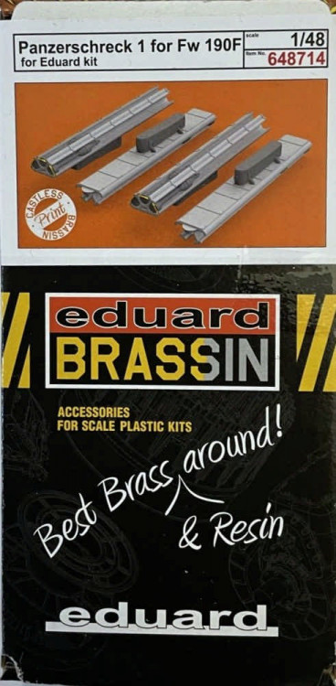 Eduard 648714 BRASSIN Panzerschreck 1 for Fw 190F PRINT (ED 1/48