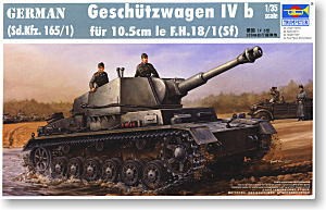 Trumpeter 00374 German Panzer IV Typ b 105mm Self-propelled Howitzer 1/35