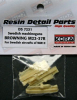Kora Model DS7231 Browning M22-37R for Swedish aircrafts WWII 1/72