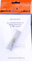 QuickBoost QB48833 Su-17M4 Fitter-K wing ailerons (HOBBYB) 1/48