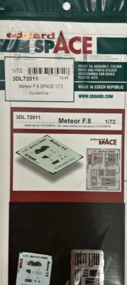 Eduard 3DL72011 Meteor F.8 SPACE (AIRF) 1/72