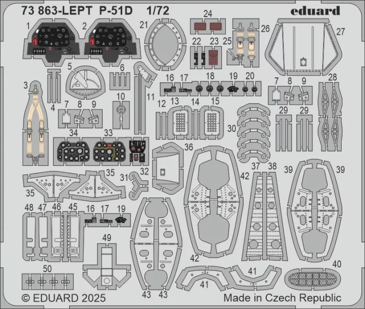 Eduard 73863 SET P-51D (ARMA H.) 1/72