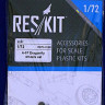Reskit RS72-0168 A-37 Dragonfly wheels (ACAD) 1/72