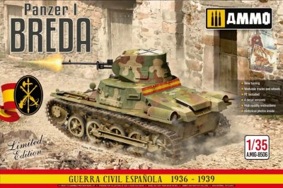 Ammo Mig 8506 Panzer I с 20-мм пушкой Breda, Испания 1936-39 1/35