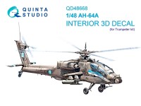 Quinta studio QD48668 AH-64A (Trumpeter) 1/48