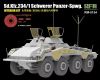 RFM 5154 Немецкий бронеавтомобиль Sd. Kfz.234/1 Schwerer Panzer-Spwg 1/35