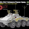RFM 5154 Немецкий бронеавтомобиль Sd. Kfz.234/1 Schwerer Panzer-Spwg 1/35