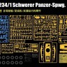 RFM 5154 Немецкий бронеавтомобиль Sd. Kfz.234/1 Schwerer Panzer-Spwg 1/35