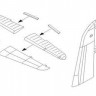 CMK 7179 Martin B-26F/ G control surfaces set for HAS 1/72