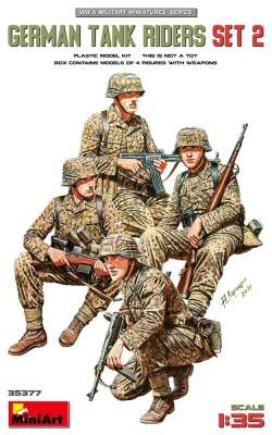 Miniart 35377 German Tank Riders Set 2 (4 fig.) 1/35