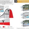 Sbs Model D72043 Decal B-17G 'US 15th Air Force in Italy' 1/72