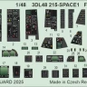 Eduard 3DL48215 F-14D SPACE (G.W.H.) 1/48