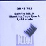 QuickBoost QB48792 Spitfire Mk.IX blanking caps type A (EDU) 1/48