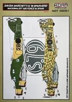 Kora Model NDT48061 Decals SM.79 Sparviero Nacionalist AF Spain 1/48