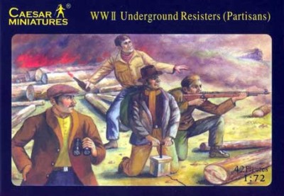 Caesar Miniatures H006 Партизаны WWII