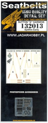 HGW 132013 Sutton A Harness - Spitfire Early (Seatbelts) 1/32