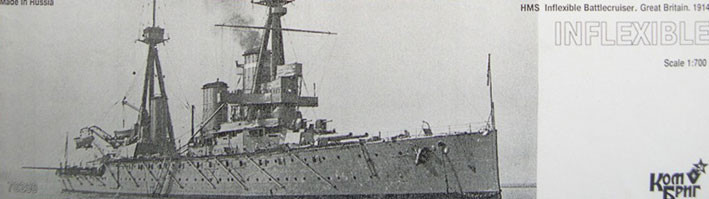 Combrig 70250 HMS Inflexible Battlecruiser 1914 1/700