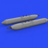 Eduard 648497 BRASSIN 1/48 UPK-23-250 gun pods