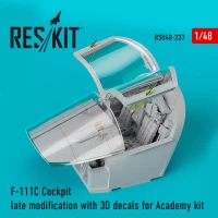 Reskit U48237 F-111C Cockpit late modification w/ 3D (ACA) 1/48