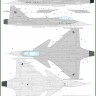 Model Maker Decals D48158 Gripen Stencils & insignias generic set 1/48