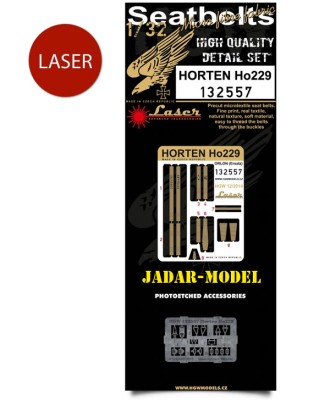HGW 132557 Horten Ho 229 - Orlon (Ersatz) Seatbelts 1/32