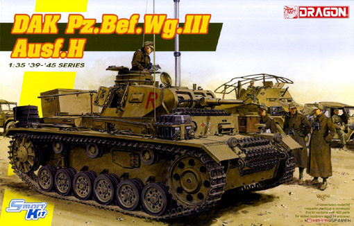 Dragon 6901 DAK PzBefWg III Ausf H 1/35