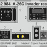 Eduard 32984 SET A-26C Invader rear interior (HOBBYB) 1:32